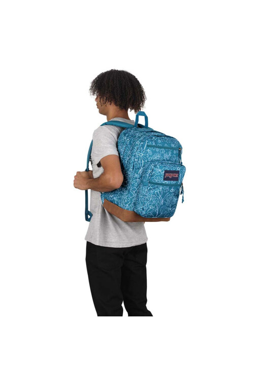 Mochila Portalaptop Cool Student - Unisex Delightful Daisies Green