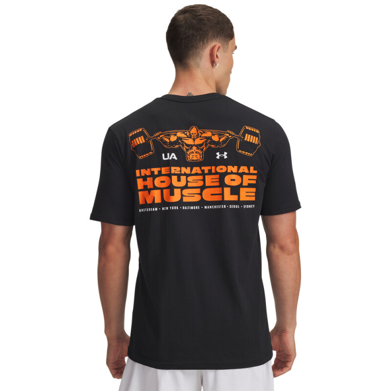 UA 60/40S HOUSE OF MUSCLE SS-WHT BLK-001