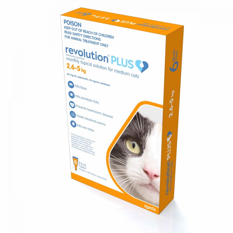 Revolution Plus Gato 2.5 - 5kg (0.5ml) - Pipeta Revolution Plus Gato 2.5 - 5kg (0.5ml) - Pipeta