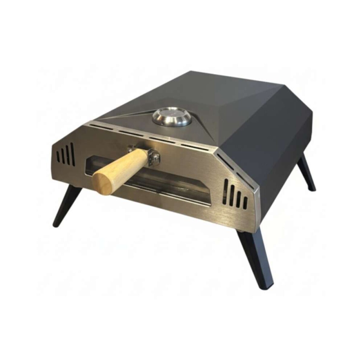 Horno de Pizza a Gas Fire King 30 cm - con Pala y Cortador 