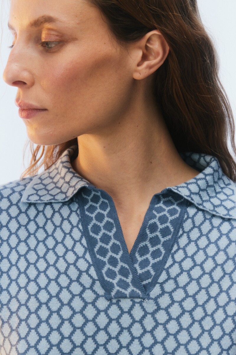 REMERA VALENTINA Celeste