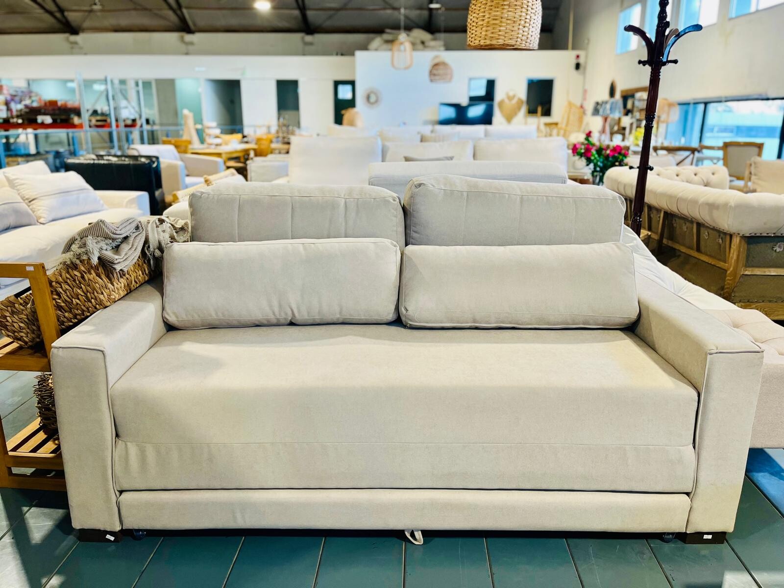 Sofá cama Beige Caster 