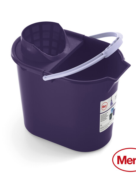BALDE C/ESCURRIDOR 12L VIOLETA MERY. 34x25x29CM BALDE C/ESCURRIDOR 12L VIOLETA MERY. 34x25x29CM