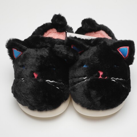 PANTUFLAS CÁLIDAS PARA MUJER (GATO LINDO/NEGRO/38-39) PANTUFLAS CÁLIDAS PARA MUJER (GATO LINDO/NEGRO/38-39)