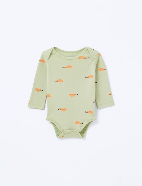 CONJUNTO DE BODY Y PANTALÓN DE BEBÉ VERDE