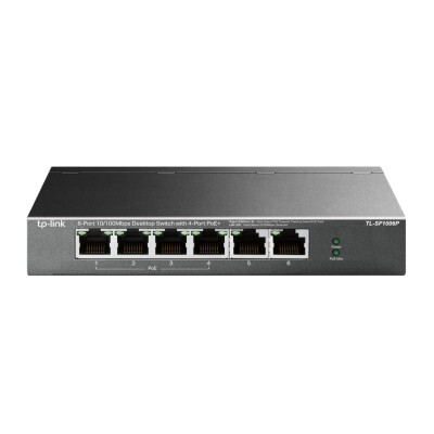 Switch Tp-Link Tl-sf1006p 6 Puertos 10/100 4 PoE Switch Tp-Link Tl-sf1006p 6 Puertos 10/100 4 PoE