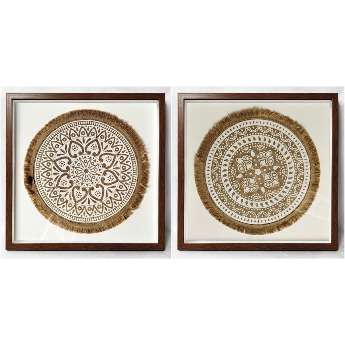 SET 2 CUADROS 50x50cm MANDALAS 