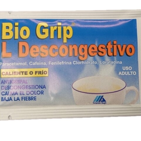 Bio Grip L Descongestivo Soluble 1 Sobre Bio Grip L Descongestivo Soluble 1 Sobre