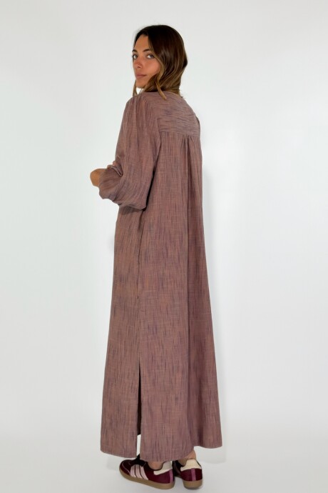 VESTIDO CALIZA Ladrillo