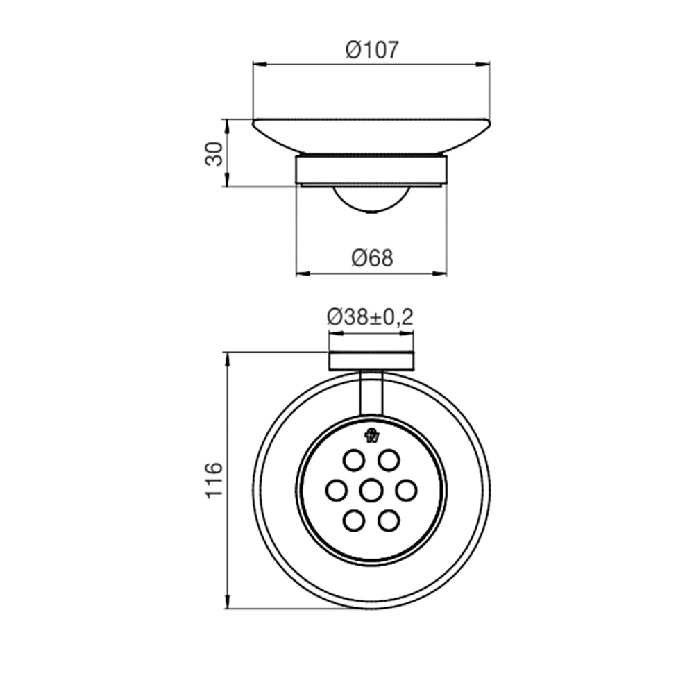 JABONERA MODELO LILO FV Jabonera Modelo Lilo Fv