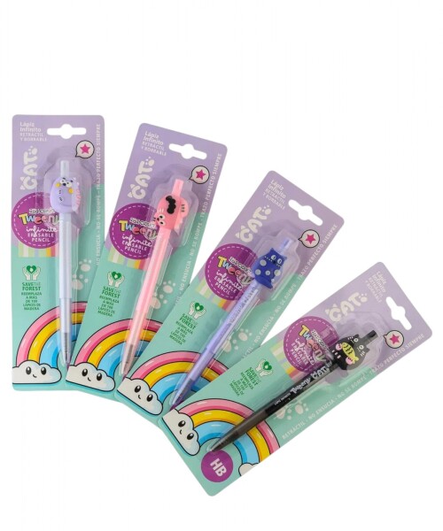 Lápiz infinito retráctil ibi craft tweeny "cat" Lápiz infinito retráctil ibi craft tweeny "cat"