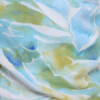 Short Lino Printed MULTI/CELESTE