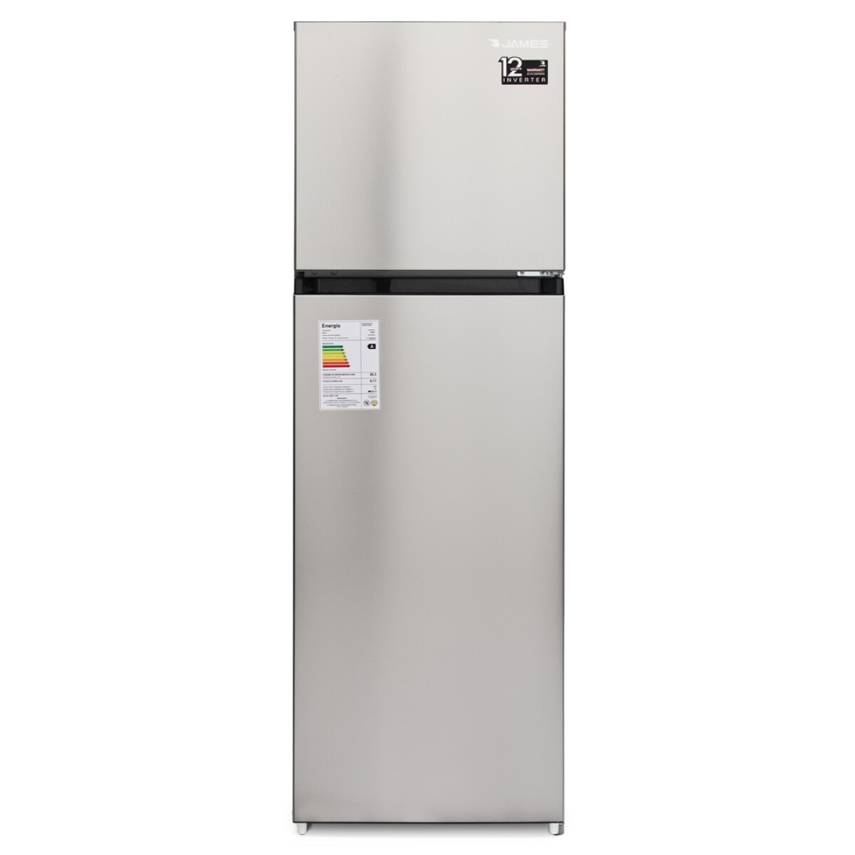 Heladera James RJ-301 inverter inox. 