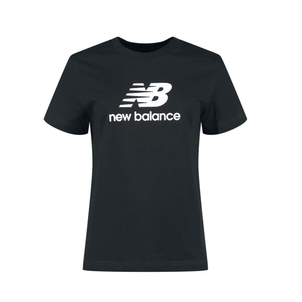 JERSEY STACKED LOGO - NEW BALANCE NEGRO