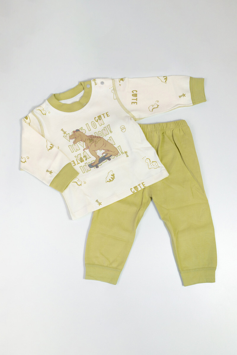 Conjunto Dino - Verde 