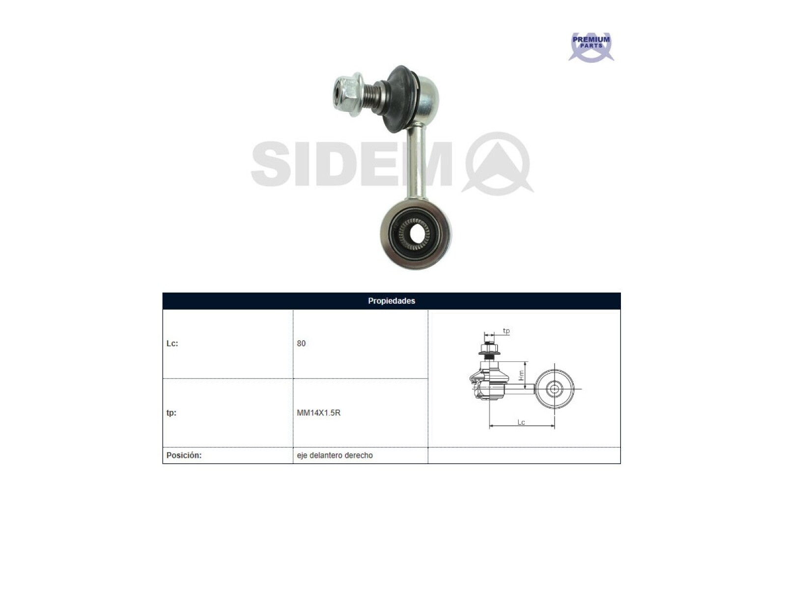 Bieleta Mitsubishi L200 15-25 Der 