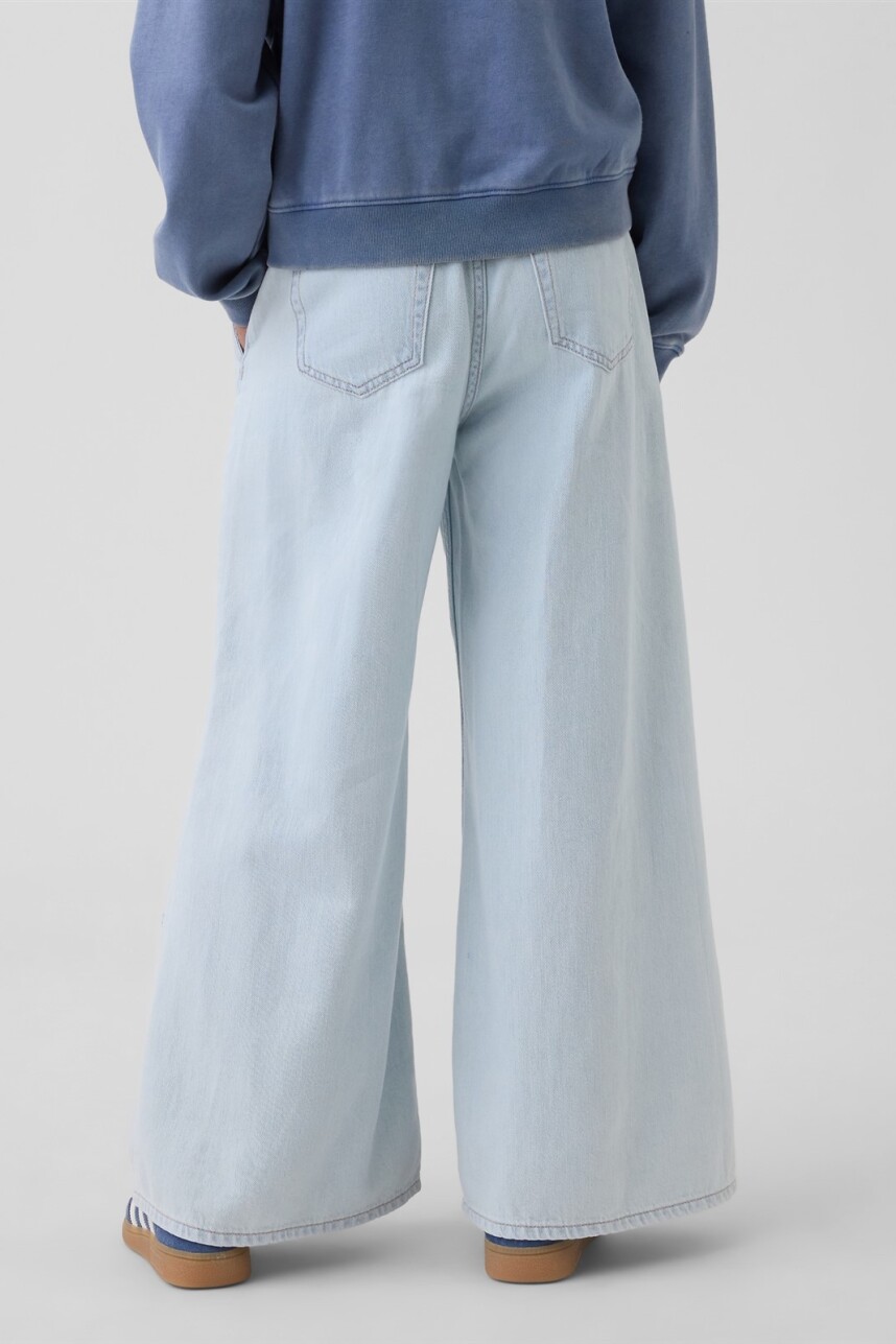 Jean Baggy Niña Light Wash
