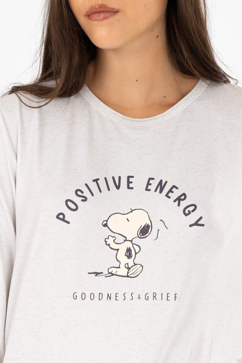 Pijama goodness & grief Gris melange