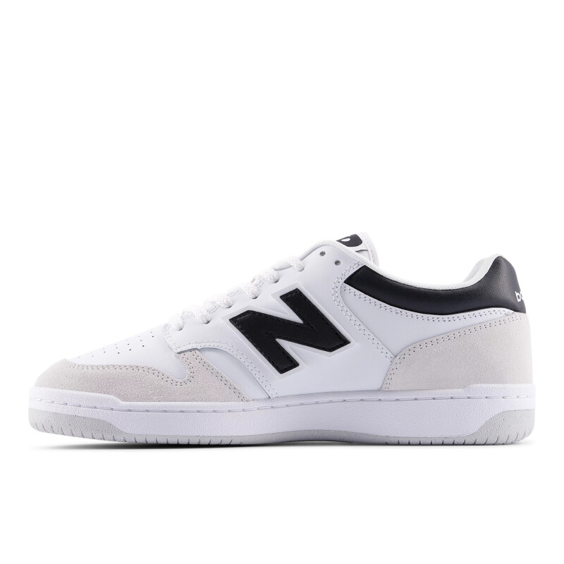 Championes New Balance 480 Court de Hombre - BB480LIW Blanco-negro
