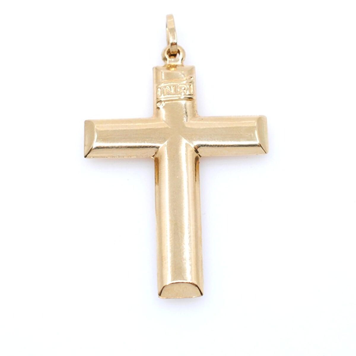 Cruz en oro 18k bombe 2,6 x 3,6 mm aprox 