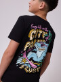 T-SHIRT QUIQUE TEEN RUSTY Negro