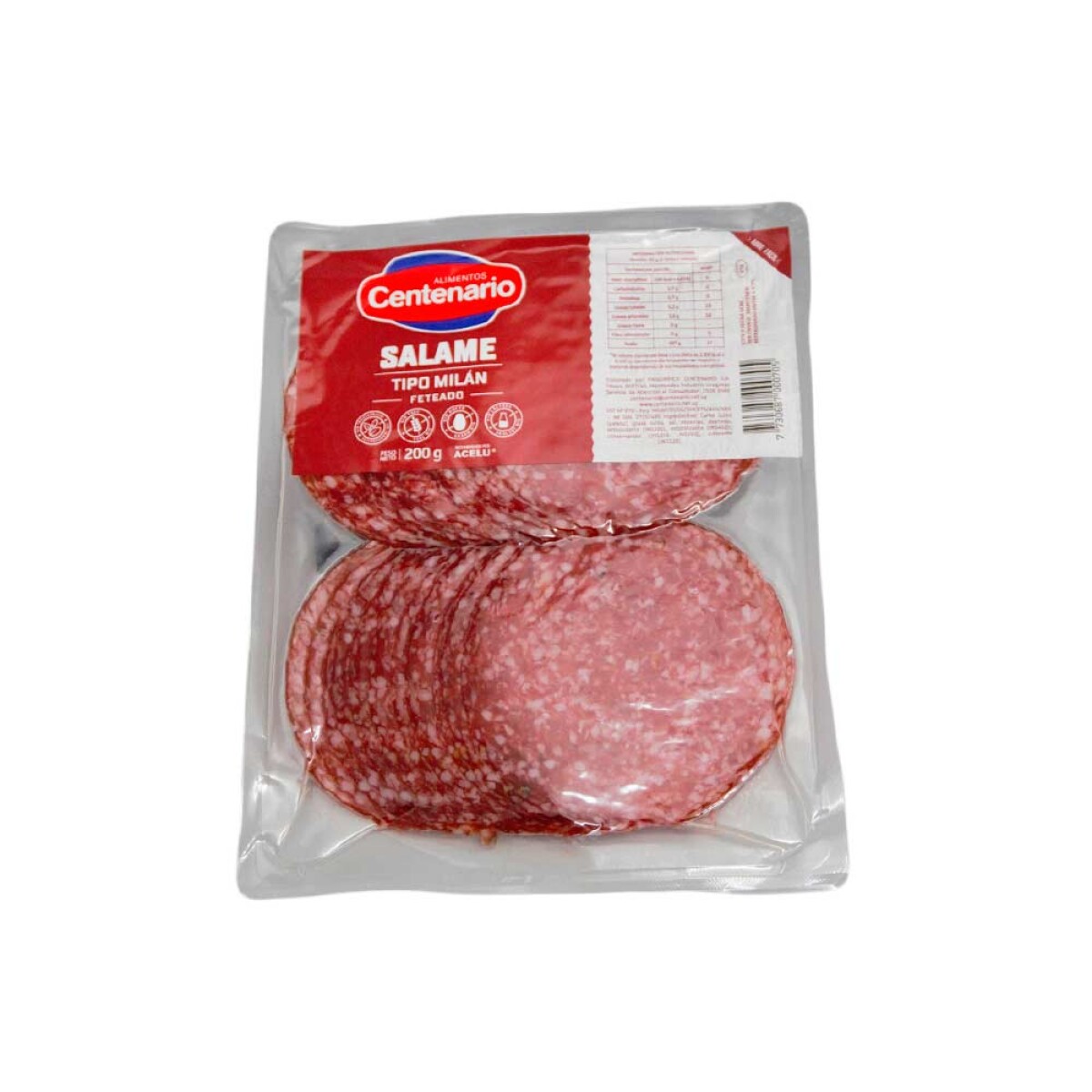 Salame Milan Centenario 200 Grs 