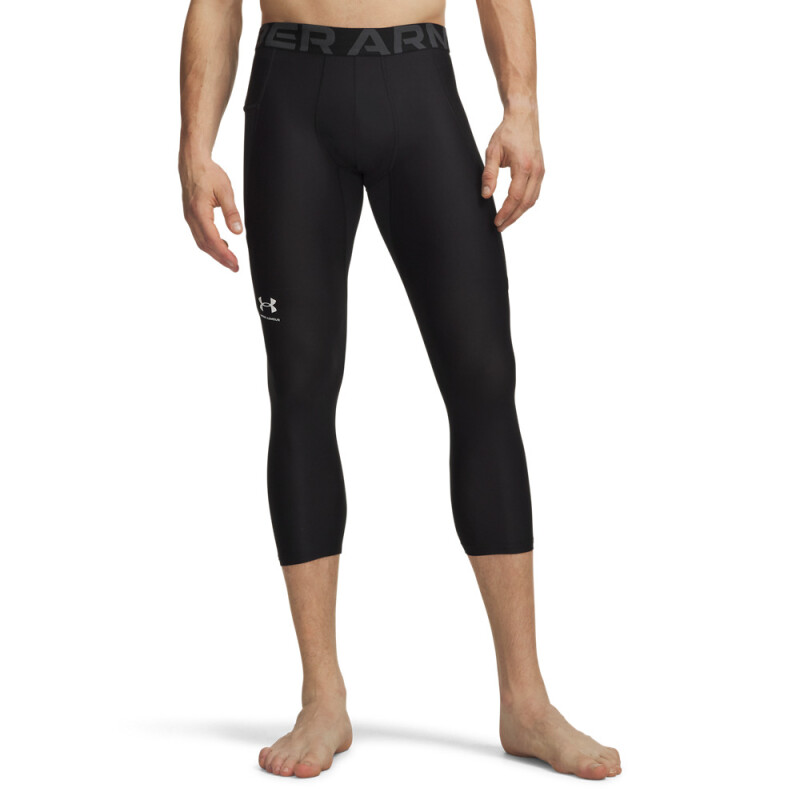 UA HG Armour 3/4 Legging-BLK BLK-001