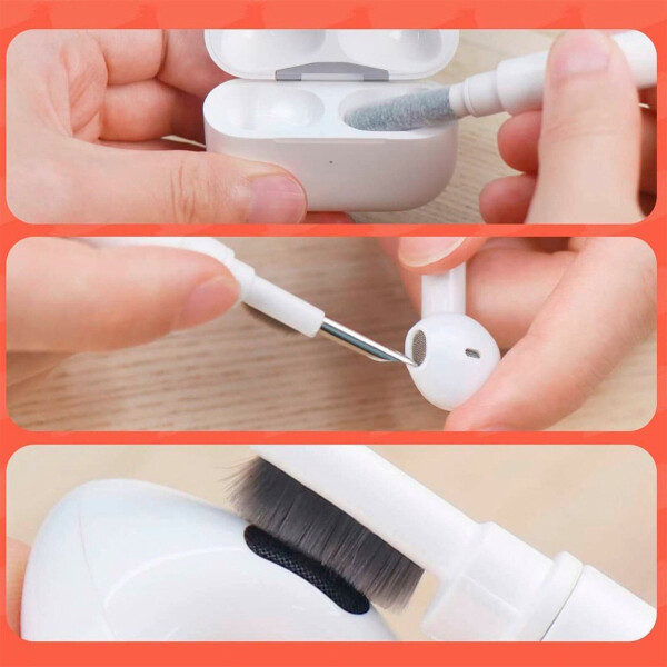 Kit De Limpieza Para Teclado Y AirPods 5 Piezas Calidad Kit De Limpieza Para Teclado Y AirPods 5 Piezas Calidad