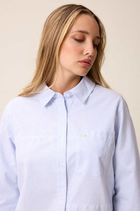 CAMISA UNNI POLANCO Celeste