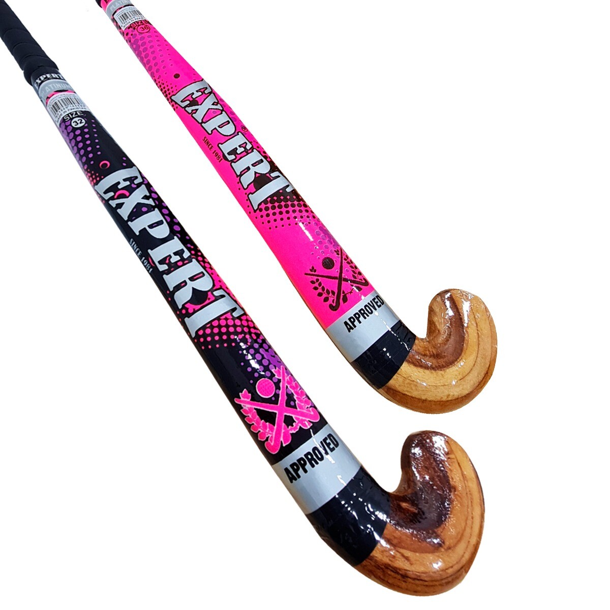 Palo Hockey Expert Platinum Fibra Reforzado 28 A 37.5 - Platinum Rosado - Talle 34 
