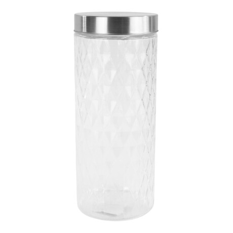 Frasco de vidrio labrado rombos 3.2L Frasco de vidrio labrado rombos 3.2L