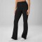 Pantalón Pureluxe High-Waisted Tlc Kick Flare Mujer Black