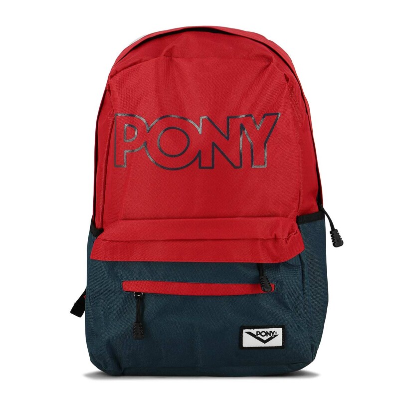 Pony Mochila Soho - Azul-rojo Azul-rojo