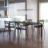 Silla Comedor ComboHome Allegra Nórdica Exterior Interior Negro 1
