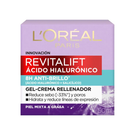 Crema Gel L'Oréal Paris Revitalift Ácido Hialurónico 50ml Crema Gel L'Oréal Paris Revitalift Ácido Hialurónico 50ml