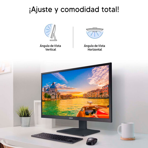 Monitor Essential Philips Ls24a336 Plano 24" Fhd MONITOR SAMSUNG 24" LS24A336NHLXZX