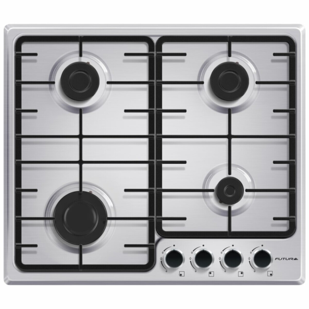 Anafe a gas Futura Plus FUT-A60GX Inox 60cm - acero inoxidable 