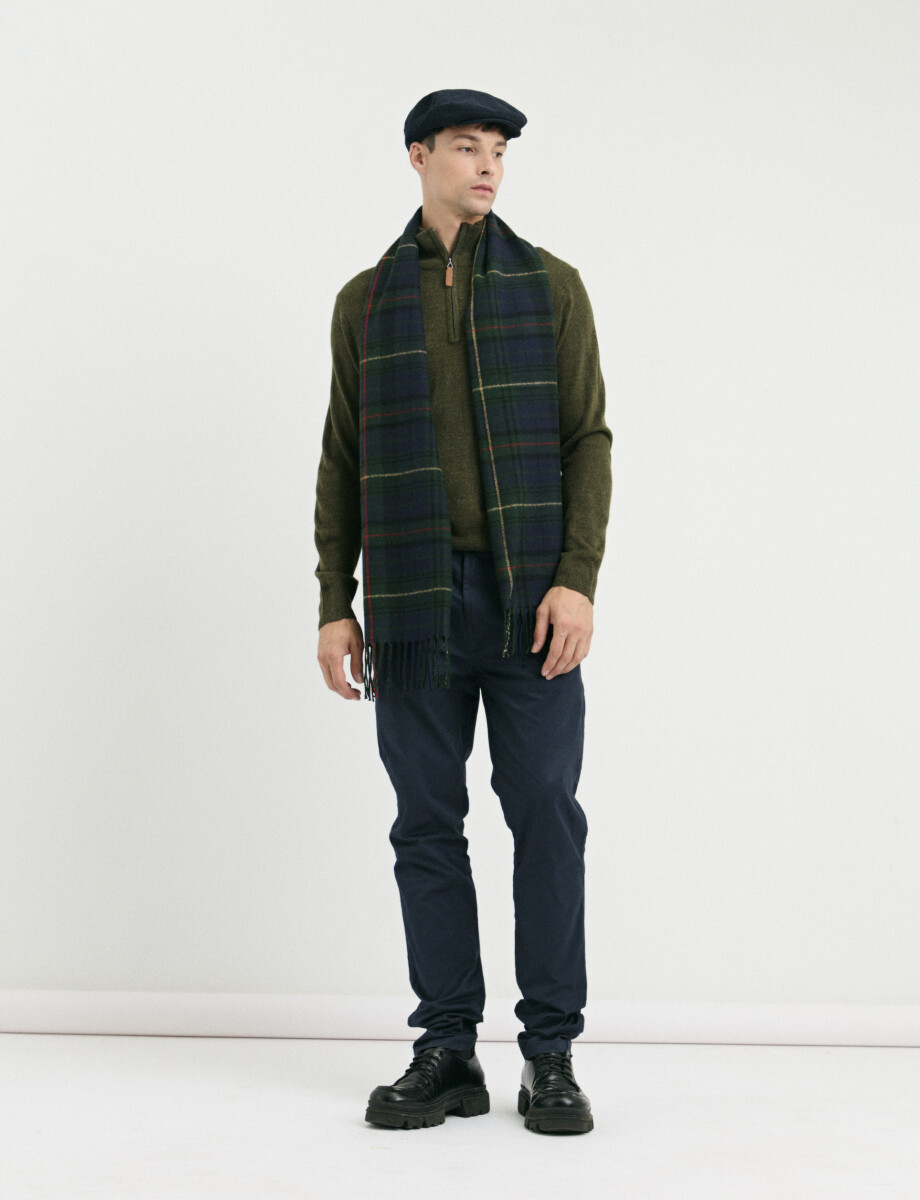 470415 REMERA HARRINGTON LABEL Verde Melange