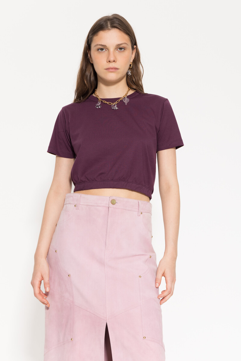REMERA VERA Bordo