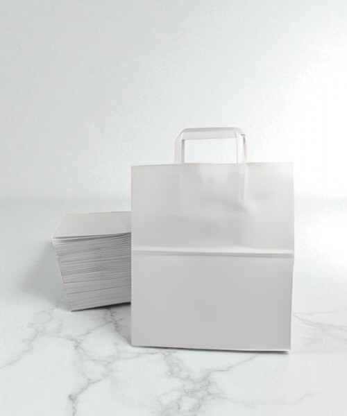 Pack x 50 - bolsa lisa 26x16x30 cm. BLANCO