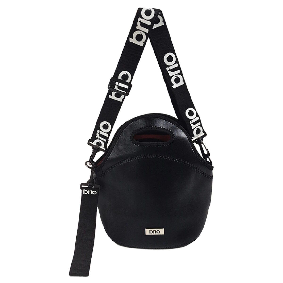 Lunchera de Neopreno Brio LB121-BLK Big Bro con Correa - NEGRO 