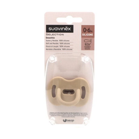 Chupete 0-6M Anatómico Silicona SX PRO Essence Suavinex Beige