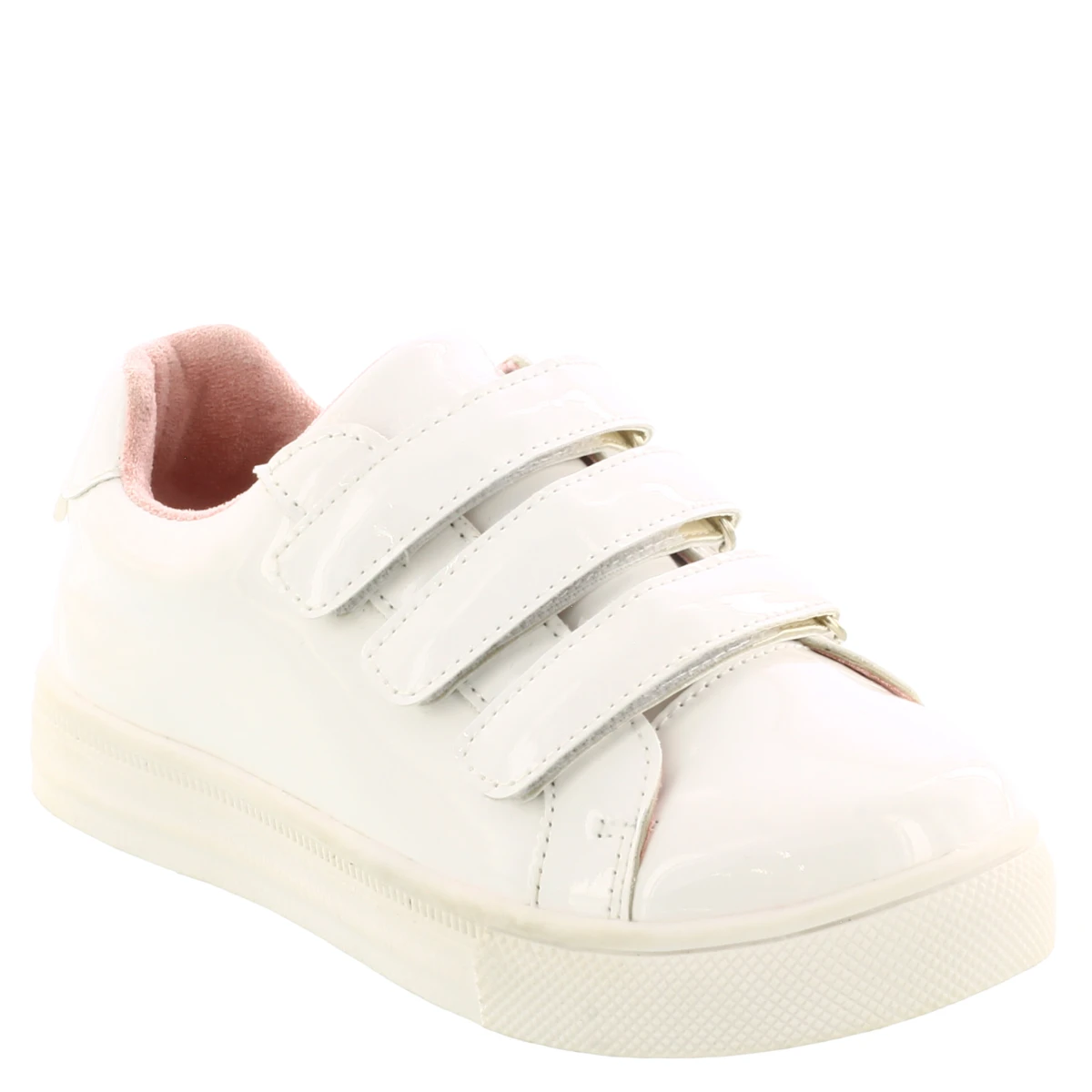 Deportivo MANDEL con tiras de charol MINI MissCarol - White 