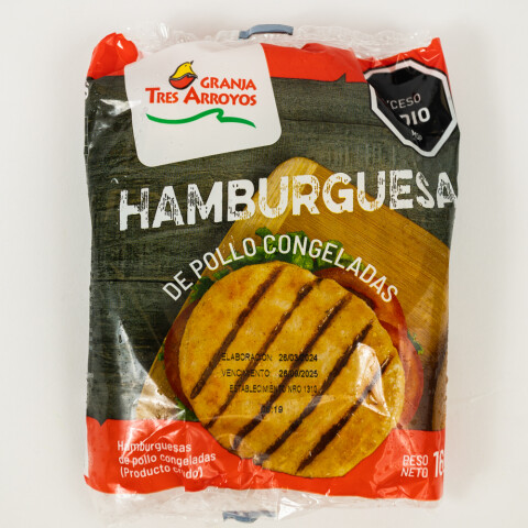 Hamburguesa de pollo Tres Arroyos Hamburguesa de pollo Tres Arroyos