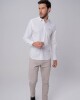 Camisa Blanca Super Slim Manga Larga U