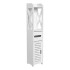 Mueble Organizador Multiuso Puerta Estantes Ideal Baño Variante Color Blanco