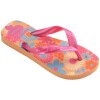 Ojotas Havaianas Kids Flores Rosado
