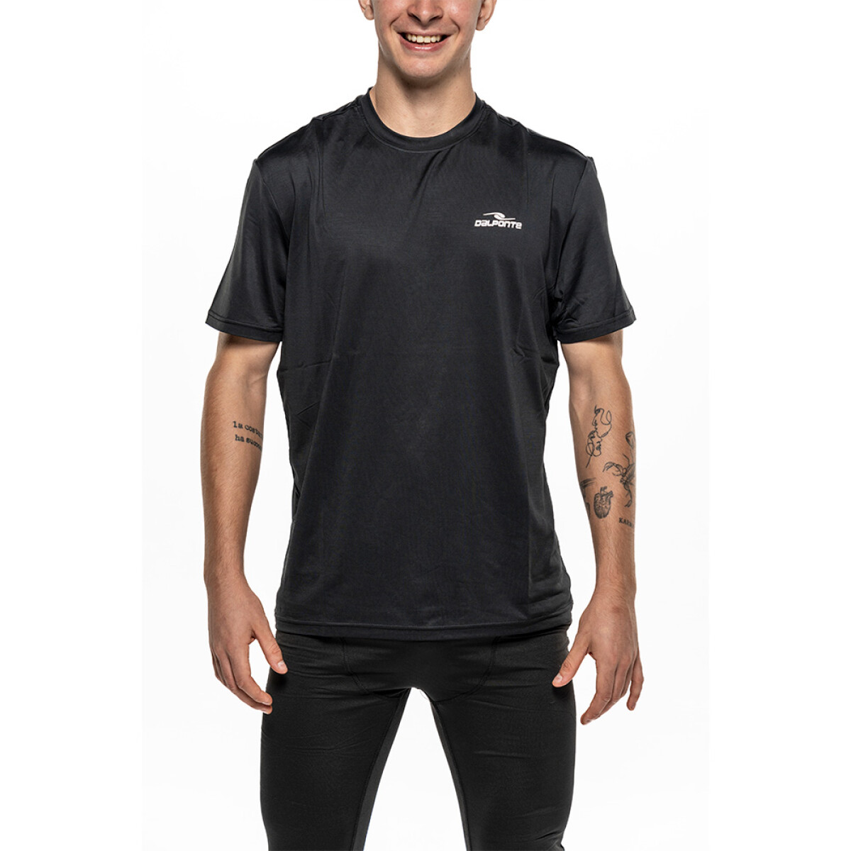 RAPID RUNNING T-SHIRT NEGRO/BLANCO - NEGRO/BLANCO 