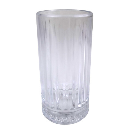 VASO VIDRIO SET X6PC ALTO LABRADO VERTICAL VASO VIDRIO SET X6PC ALTO LABRADO VERTICAL