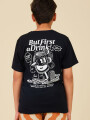 T-SHIRT JUCAR TEEN RUSTY Negro